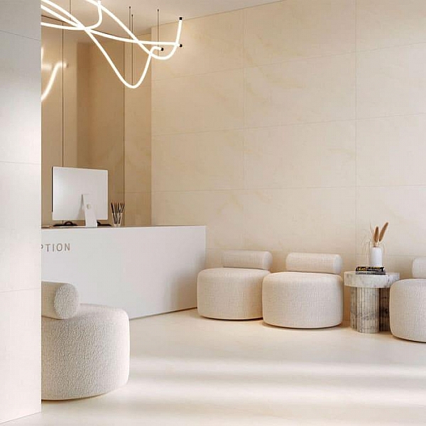 Керамогранит Kerranova Bereg K-2401/MR 1200*600 мм кремовый