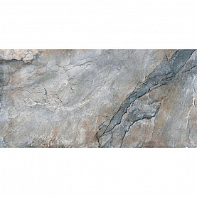 Керамогранит Alma Ceramica Vulcano GFA114VLC70L 570*1140 мм темно-серый