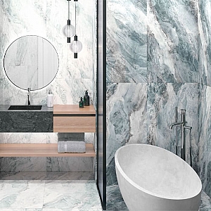 Керамогранит Delacora Waterfall D12056M 1200*600 мм blue. Изображение - 3