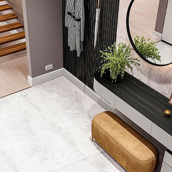 Керамогранит Alma Ceramica Cemento GFA114CMT07R 570*1140 мм серый