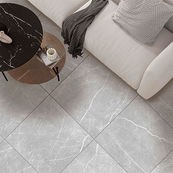 Керамогранит Progres Marble Line NR0382 600*600 мм светло-серый