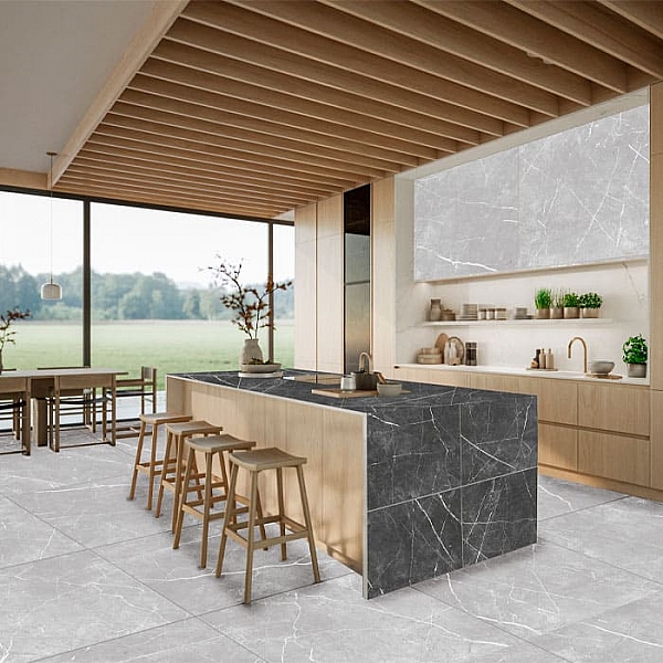 Керамогранит Progres Marble Line NR0382 600*600 мм светло-серый