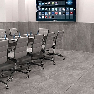 Керамогранит Грани Таганая Madain GRS07-03 600*600 мм цемент темно-серый. Изображение - 2