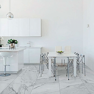 Керамогранит Грани Таганая Ellora GRS01-15 1200*600 мм мрамор белый. Изображение - 2