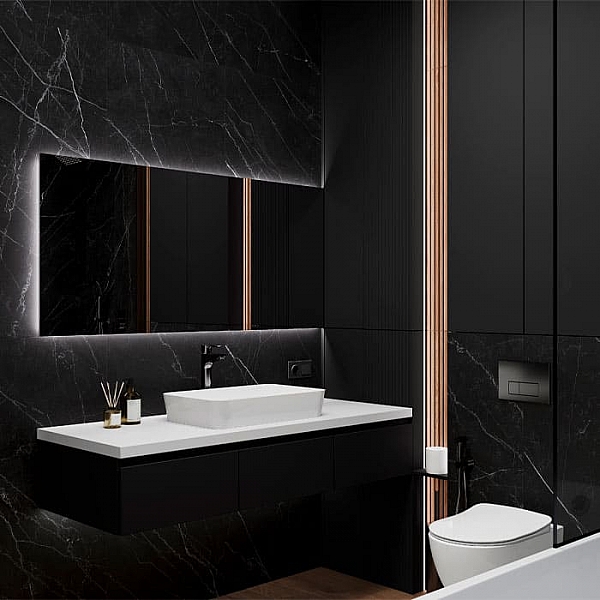 Керамогранит Laparet Opera Nero LP6012G0201R 600*119.5 мм черный