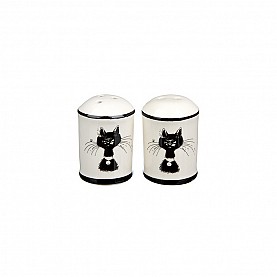 Набор для соли и перца Millimi Черный кот 820-697 керамика 4.7*6.6 см