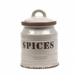 Банка для сыпучих продуктов Spices LF13300-Grey код 236367 керамическая 240 мл
