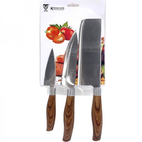 Набор ножей кухонных 21-100 из коррозионностойкой стали 3 шт