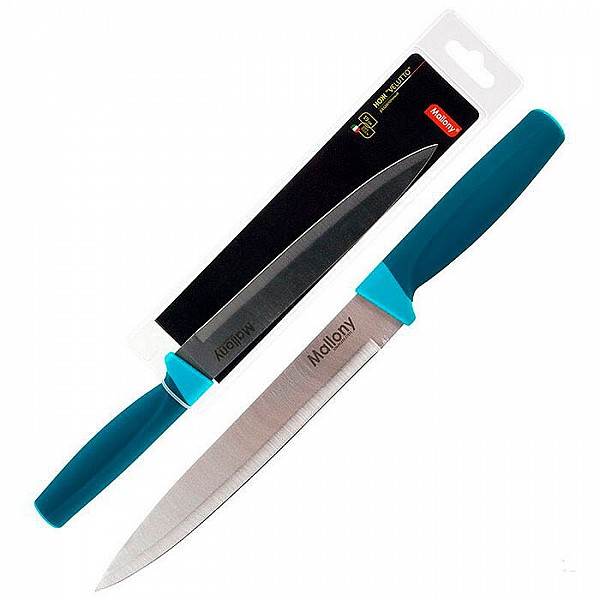 Нож Mallony Velutto Mal-02Vel 005525 с рукояткой софт-тач разделочный 20 см