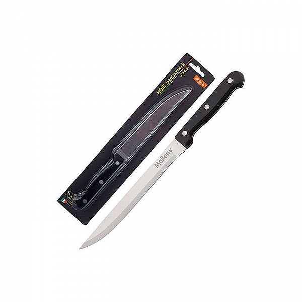 Нож с бакелитовой рукояткой Mallony MAL-06B разделочный малый 13.5 см