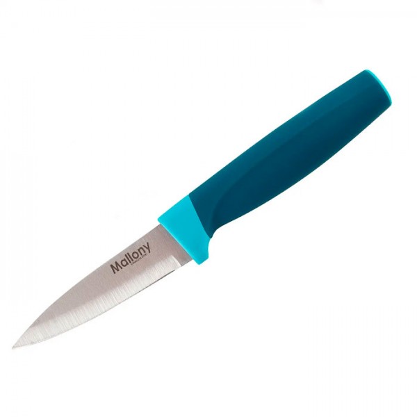 Нож Mallony Velutto MAL-04VEL для овощей с рукояткой софт-тач 9 см