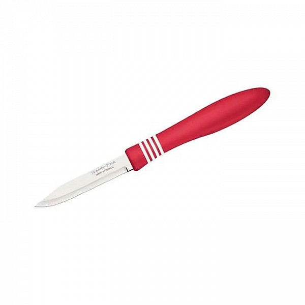 Нож для овощей Tramontina Cor&Cor 23461/173 7.5 см красный