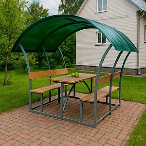 Беседка Уют-Астра 2 м с сотовым поликарбонатом 4 мм. Изображение - 2