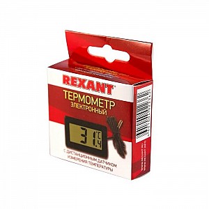 Термометр Rexant 70-0501 электронный с дистанционным датчиком измерения температуры. Изображение - 1