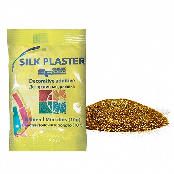 Блестки точка Silk Plaster 10 г золото