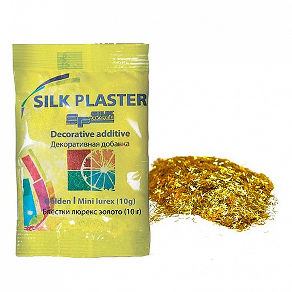 Блестки люрекс Silk Plaster 10 г золото