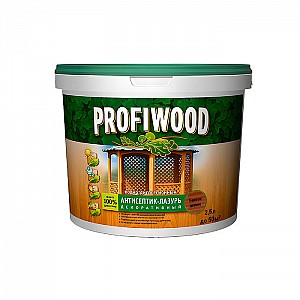 Антисептик-лазурь Profiwood 2.5 л тиковое дерево