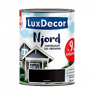 Краска антисептик для древесины LuxDecor Njord полярная ночь 0.75 л