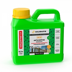 Антисептик Goldbastik Биоконтакт BB 26 усиленная защита древесины концентрат 1:9 1 кг