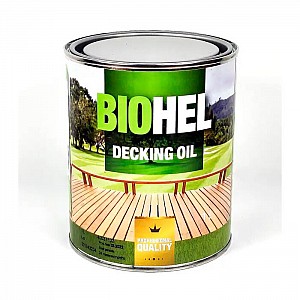 Масло для террас Helios Biohel Decking Oil 1 л. Изображение - 1
