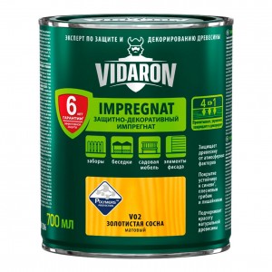 Пропитка для дерева Vidaron Impregnat V02 сосна золотистая 0.7 л