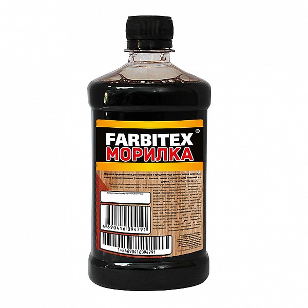 Морилка Farbitex водная деревозащитная клен 0.5 л