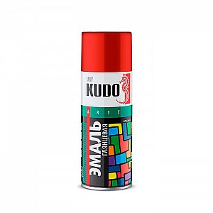 Эмаль универсальная Kudo KU-1003 красная 520 мл