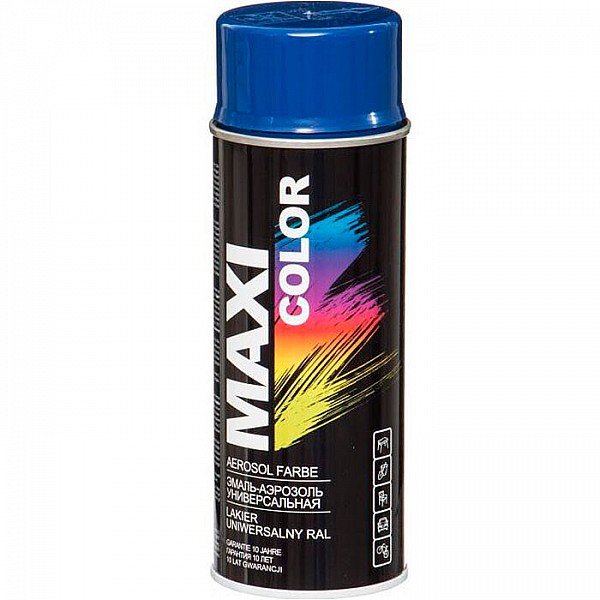 Эмаль-аэрозоль Maxi Color RAL5002 синяя 400 мл