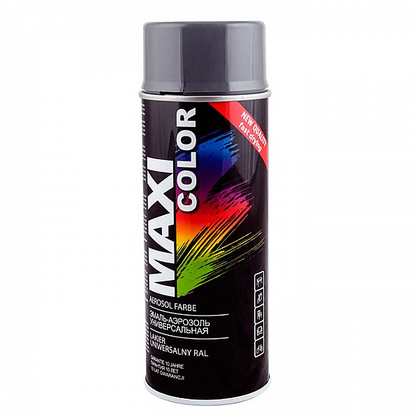 Эмаль-аэрозоль Maxi Color RAL7024 графитовая серая 400 мл