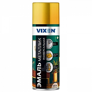 Эмаль Vixen универсальная металлик золото 520 мл