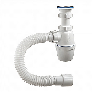 Сифон Orio А-4001 с гибкой трубой 40-40/50
