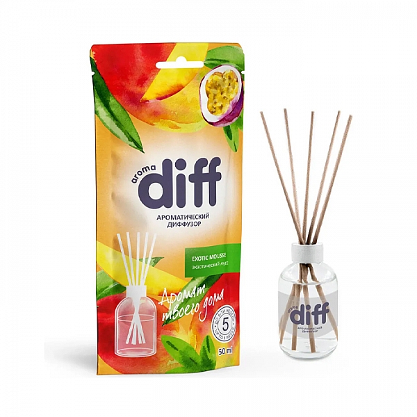 Диффузор ароматический Aroma Diff Exotic Mousse Экзотический мусс 50 мл