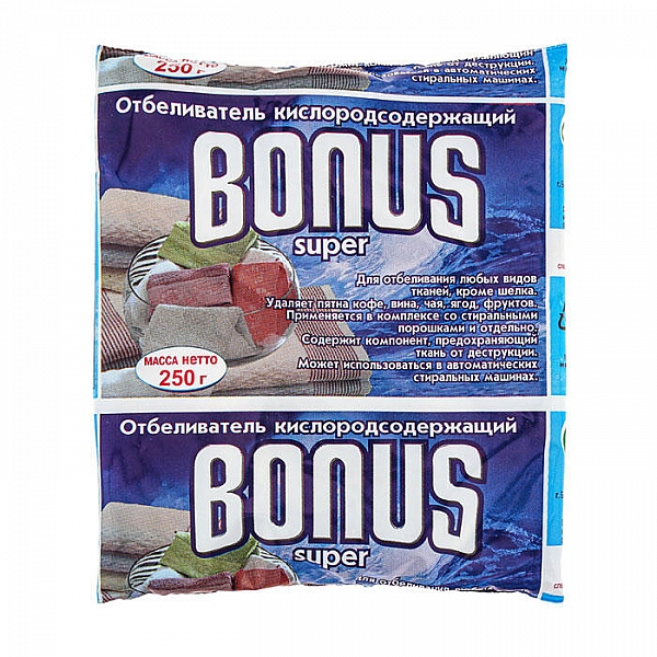 Отбеливатель кислородосодержащий Bonus Super 250 г
