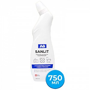 Средство для чистки и дезинфекции унитазов Avko Санлит 0.75 л