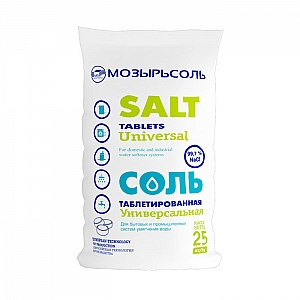 Соль таблетированная Мозырьсоль Универсальная 25 кг