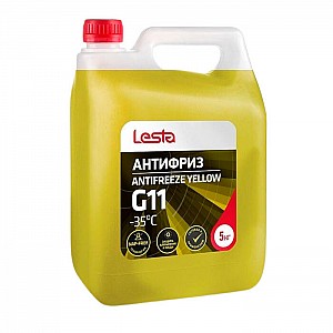 Антифриз Lesta Antifreeze Yellow G11-35°C 5 кг
