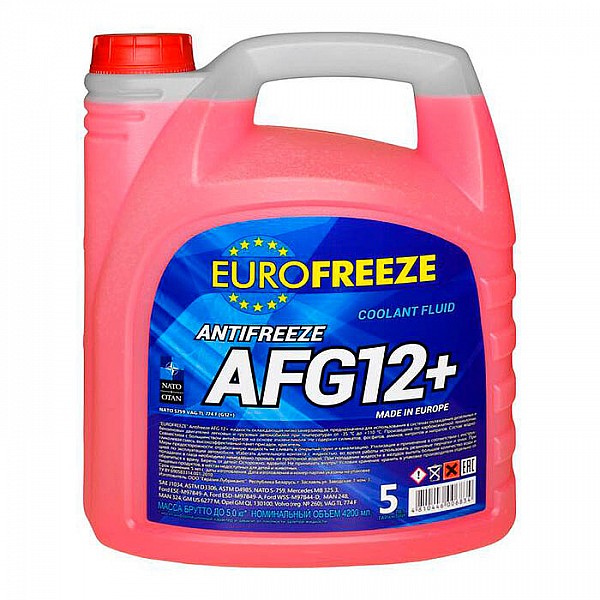 Антифриз Eurofreeze Antifreeze AFG 12+ 4.2 л