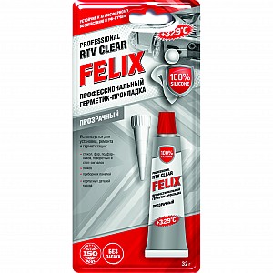 Профессиональный герметик-прокладка Felix 411040061 прозрачный 32 г