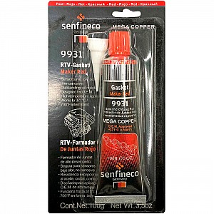 Герметик силиконовый Senfineco RTV Silicone Gasket Maker Red 9931 красный 100 г