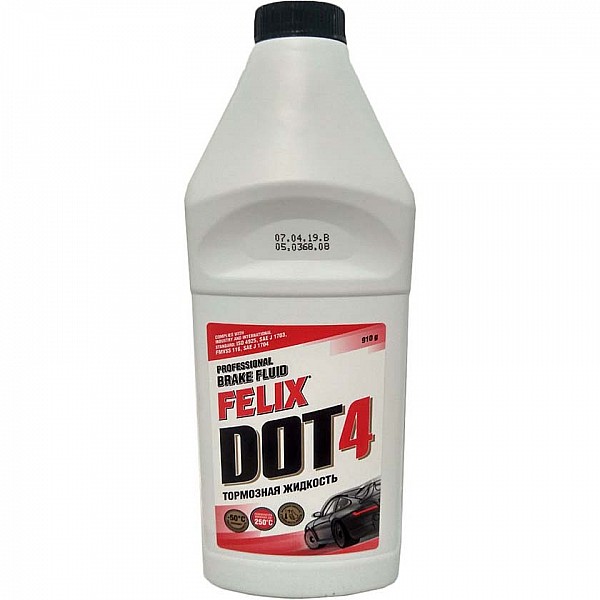 Жидкость тормозная Felix -ДОТ-4 910 г