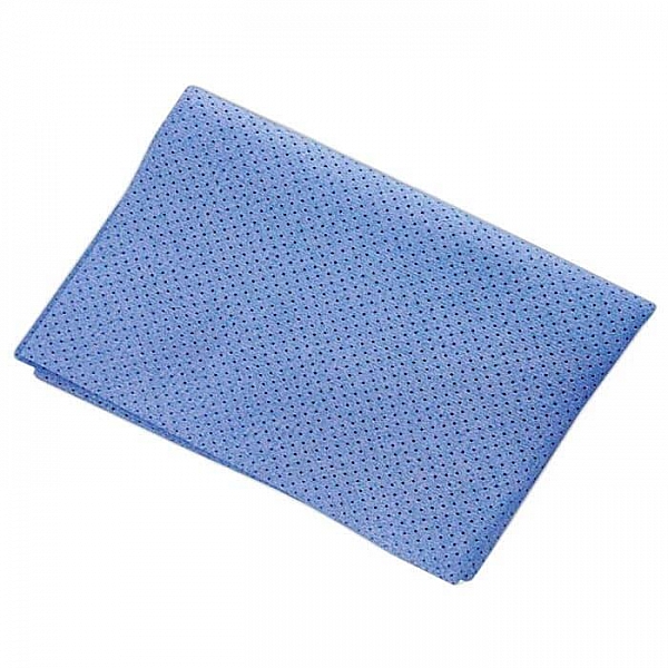 Салфетка из искусственной замши AVS BCH-4055 с перфорацией 40*55 см голубая