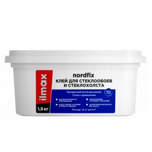 Клей для стеклообоев ilmax ready nordfix 1.5 кг