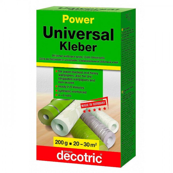 Клей обойный Decotric Power Универсальный 0.2 кг