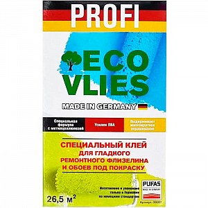 Клей обойный Pufas Ecovlies Profi для флизелина и обоев под окраску 250 г. Изображение - 1