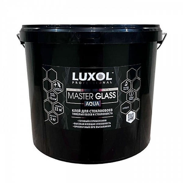 Клей для стеклообоев Luxol Master Glass Aqua 5 кг