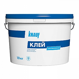 Клей для стеклохолста и стеклотканевых обоев Knauf 10 кг