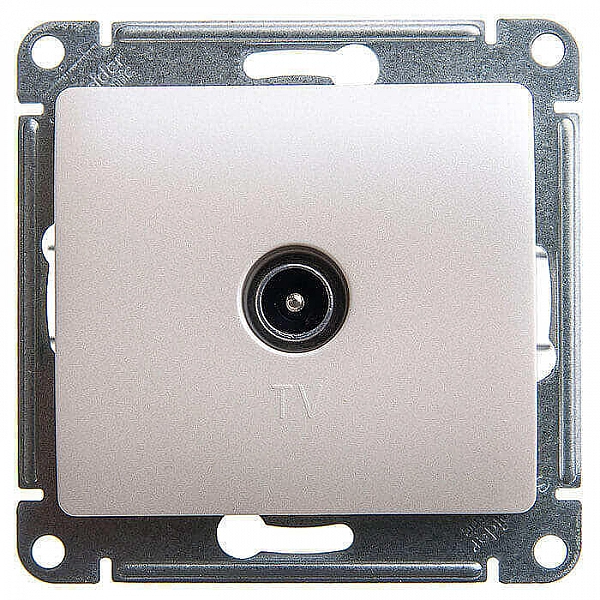 Розетка TV Systeme Electric Glossa GSL000693 коннектор перламутр