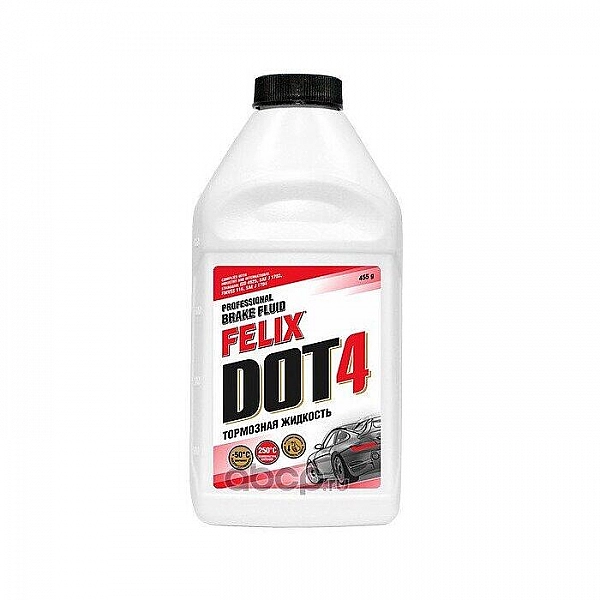 Жидкость тормозная Felix -ДОТ-4 455 г