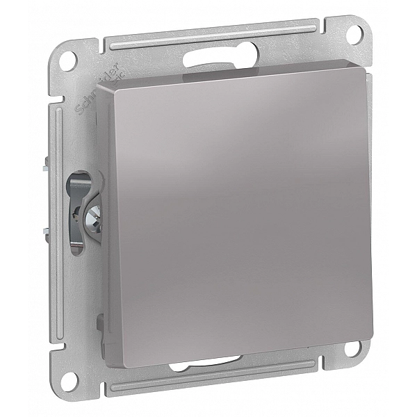 Выключатель Systeme Electric AtlasDesign ATN000311 1 клавиша алюминиевый