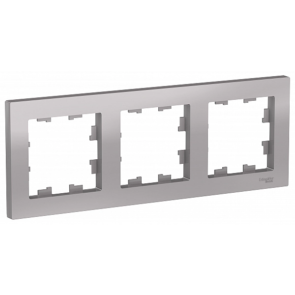 Рамка Systeme Electric AtlasDesign ATN000303 3 поста алюминиевый